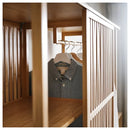 Open wardrobe bamboo
