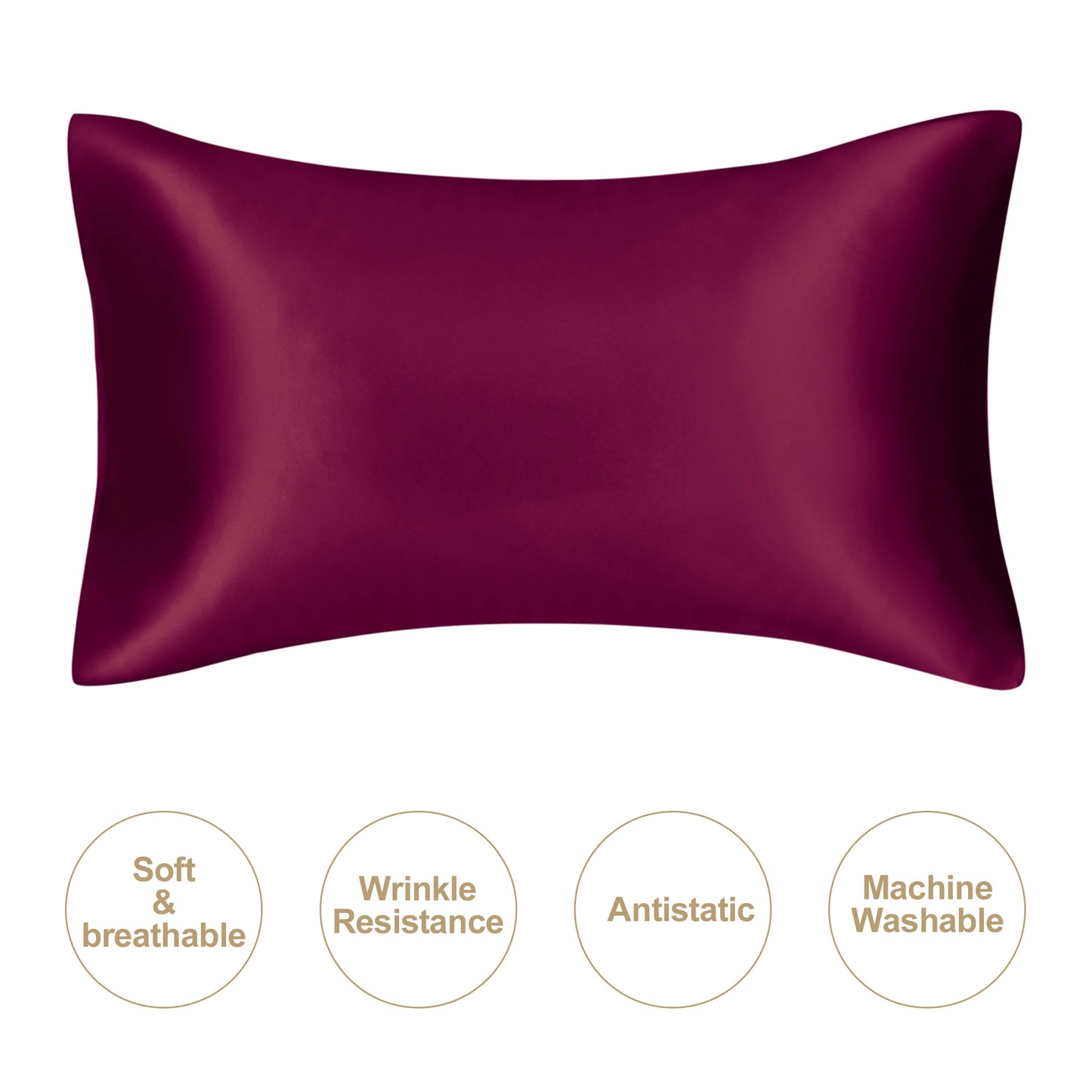 JuwenSilk silky stain pillowcase silky pillowcase