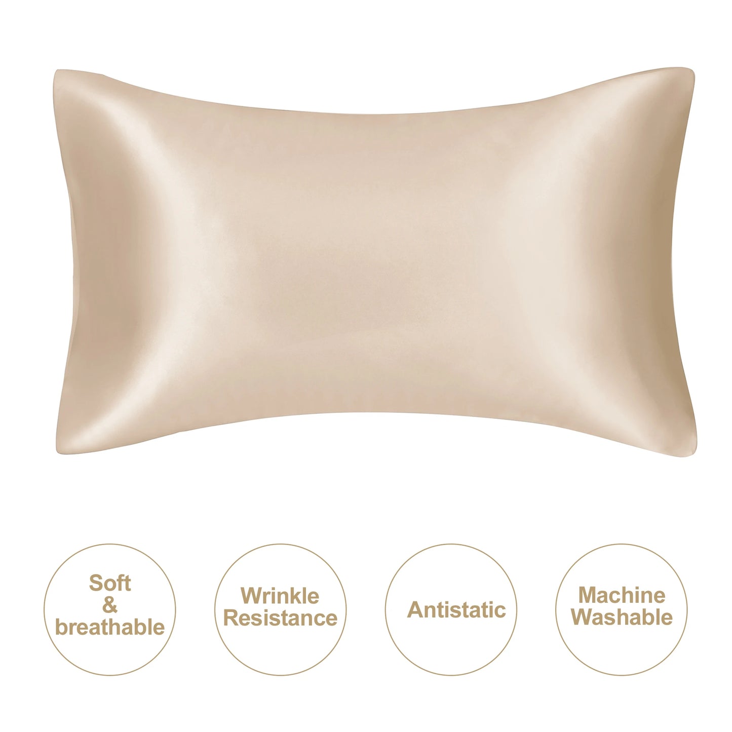 JuwenSilk silky stain pillowcase silky pillowcase