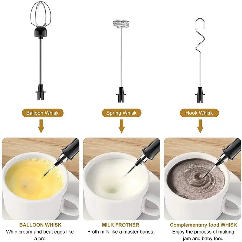 Wireless Rechargeable Electric Milk Frother