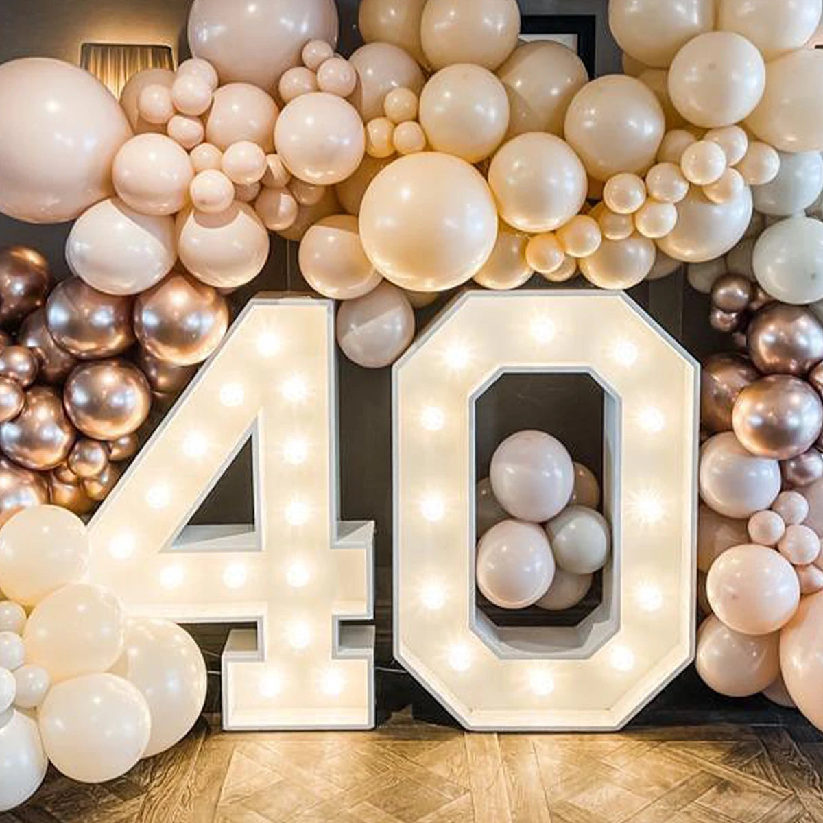 Led Light Birthday Number Ornaments