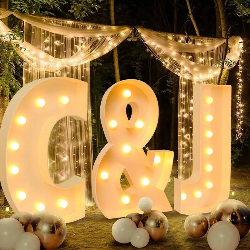 Led Light Birthday Number Ornaments