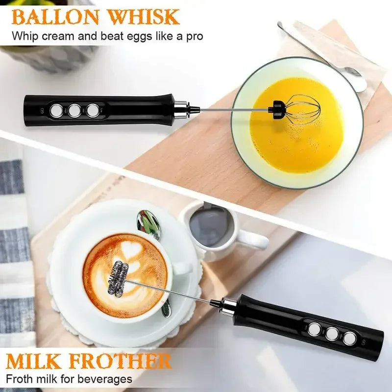 Wireless Rechargeable Electric Milk Frother