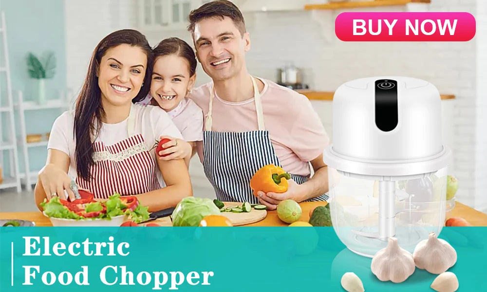 Electric Garlic Chopper Meat Grinder