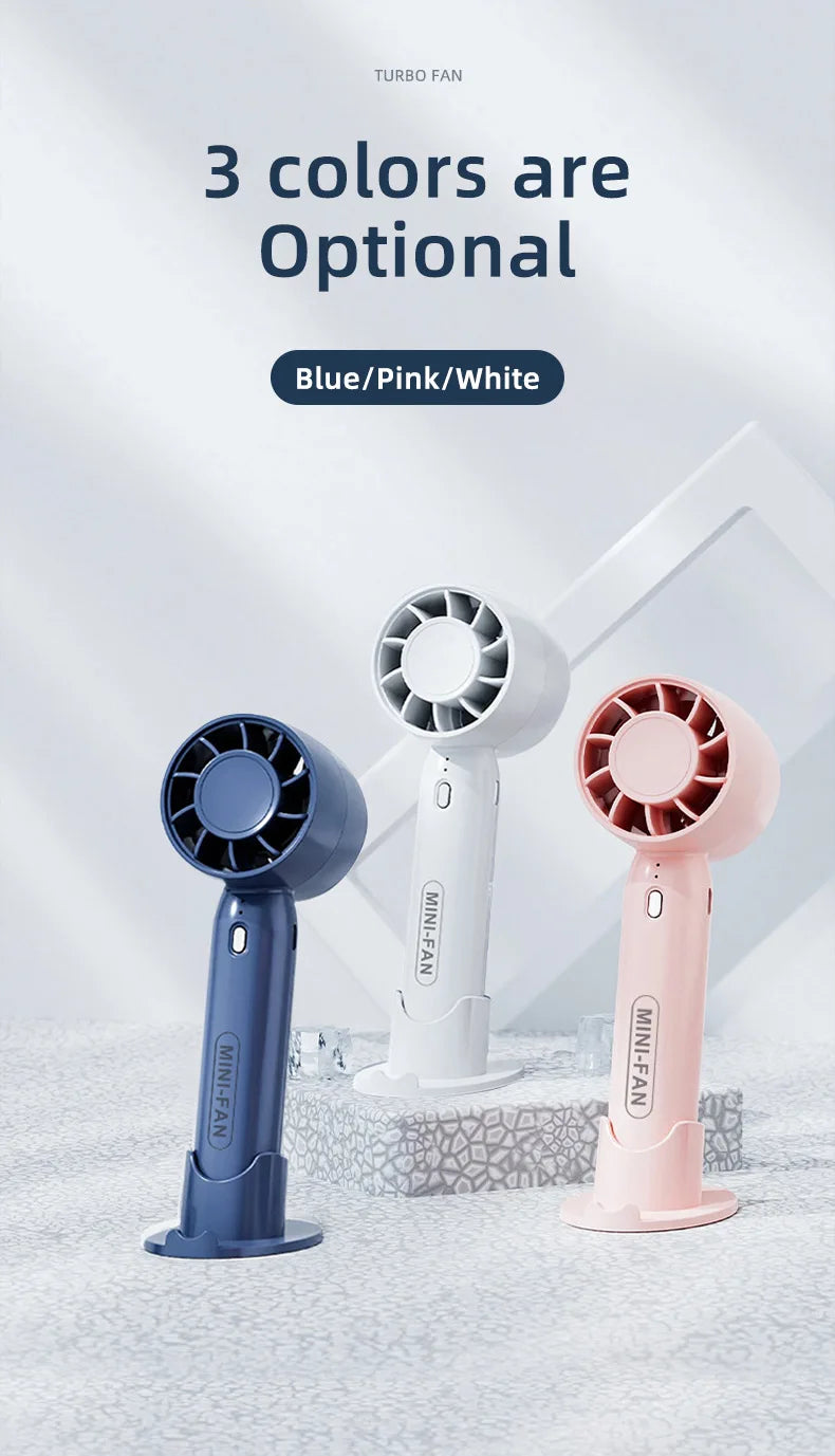 Small USB Rechargeable Fan Mini Handheld Cooler