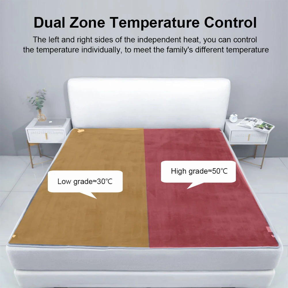 Electric Blanket 220V Heated Mattress Pad