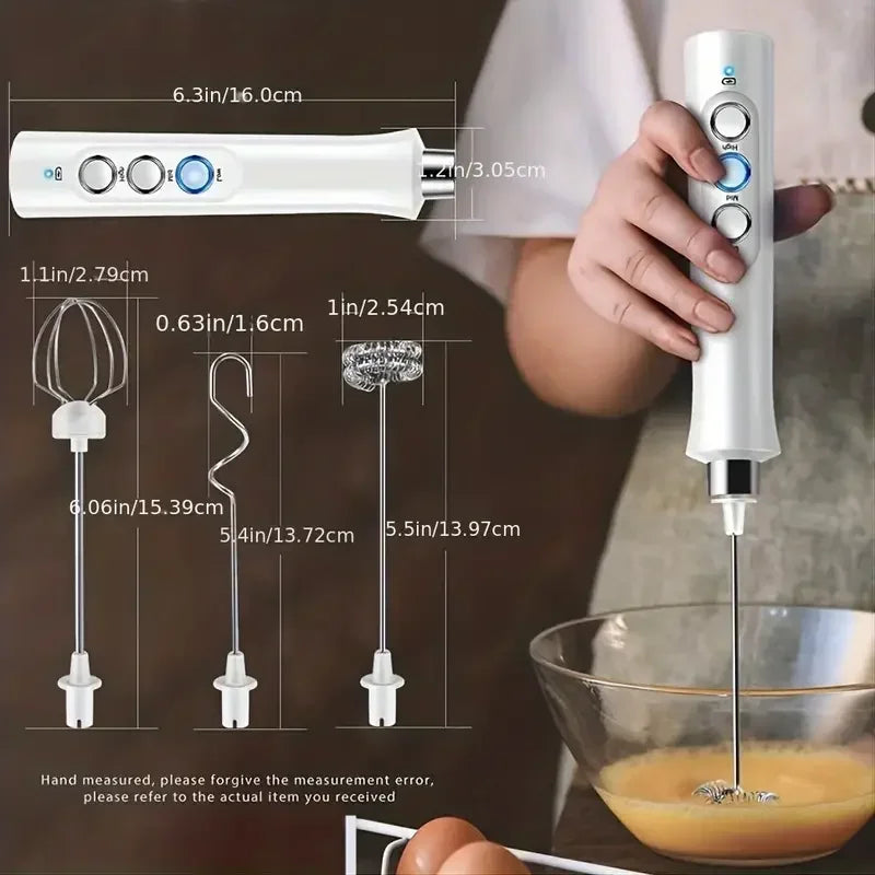 Wireless Rechargeable Electric Milk Frother