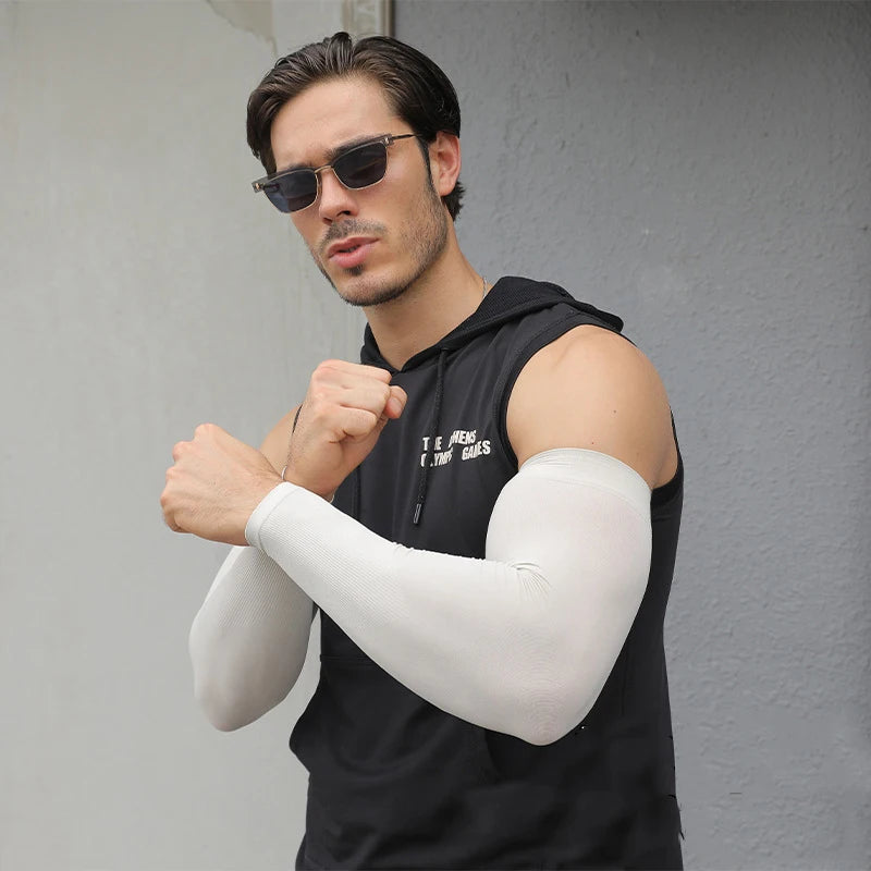 Cooling Arm Sleeves Cover Sports