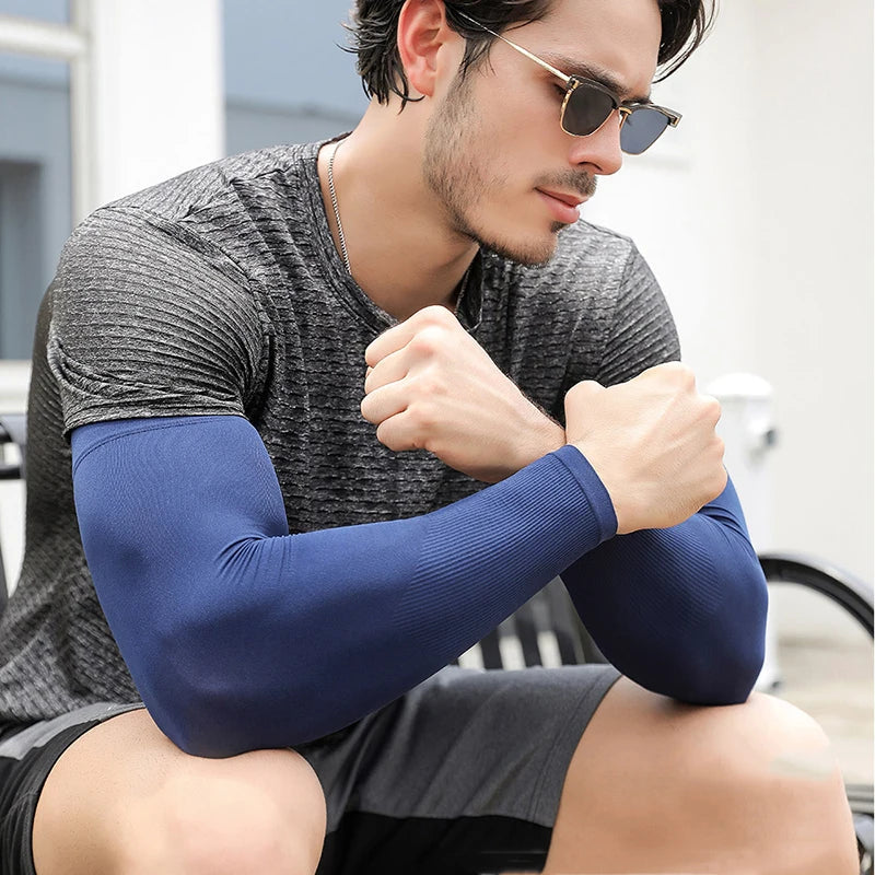 Cooling Arm Sleeves Cover Sports