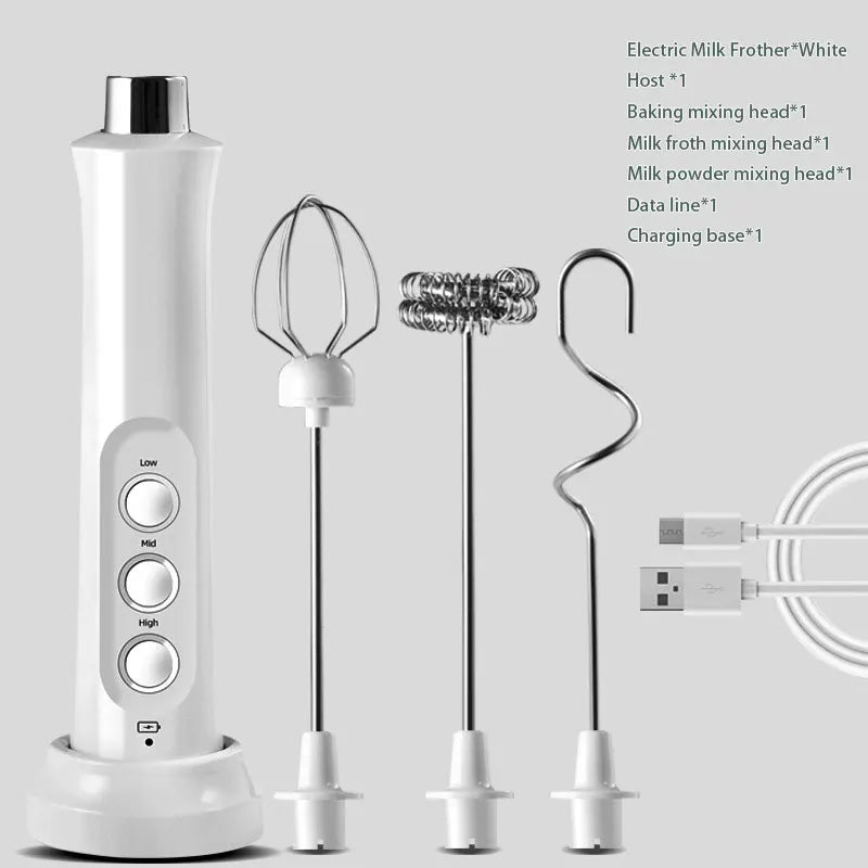 Wireless Rechargeable Electric Milk Frother