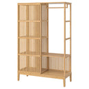 Open wardrobe bamboo