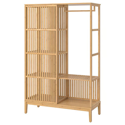 Open wardrobe bamboo