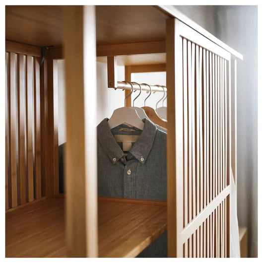 Open wardrobe bamboo